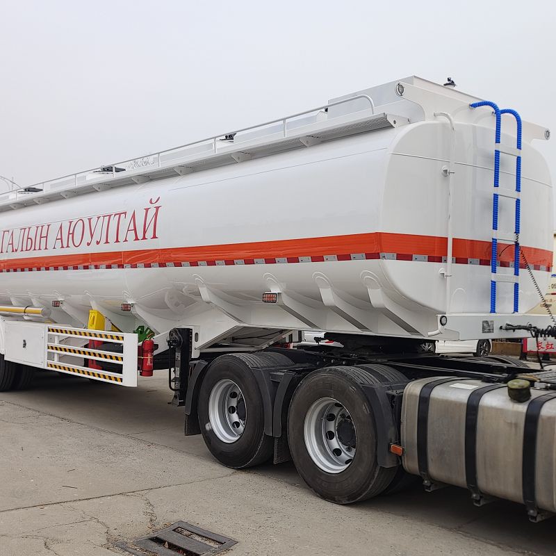3 Axle 45m3 Fuel Tanker Trailer