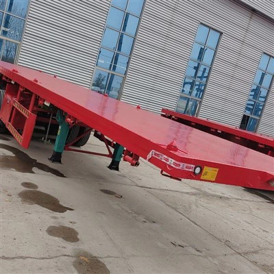 Trailer de mesa de contêiner de 4 eixo